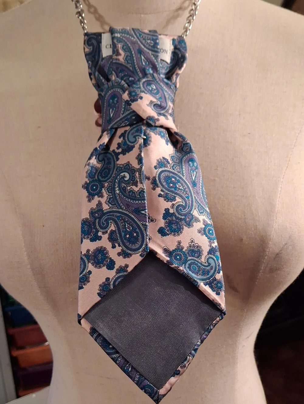 Van Heusen Upcycled Necktie Necklace